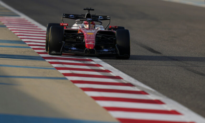 Leclerc, el más veloz en el último día de pruebas de F1 en Bahréin