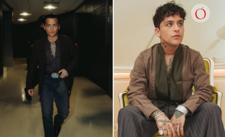 Christian Nodal luce un rostro renovado: desaparecen sus tatuajes tras tratamiento láser